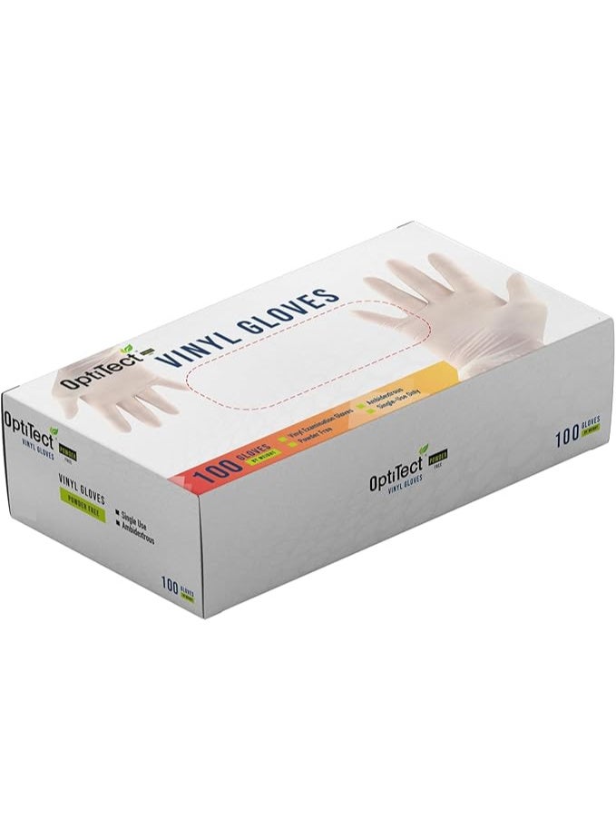 OptiTect 100-Piece Powder-free Vinyl Gloves Medium - Image 2